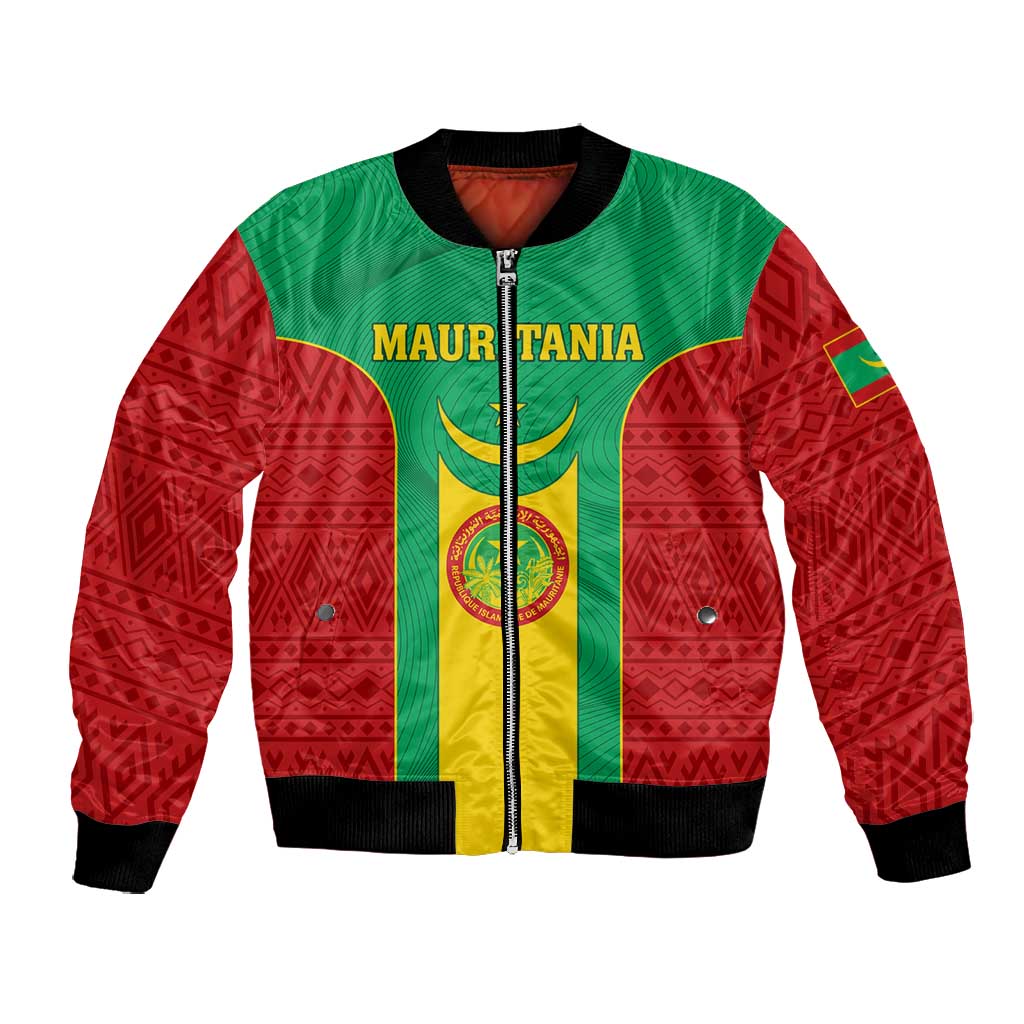 Support the Lions of Chinguetti - Mauritania Football Bomber Jacket