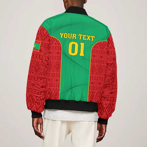 Support the Lions of Chinguetti - Mauritania Football Bomber Jacket