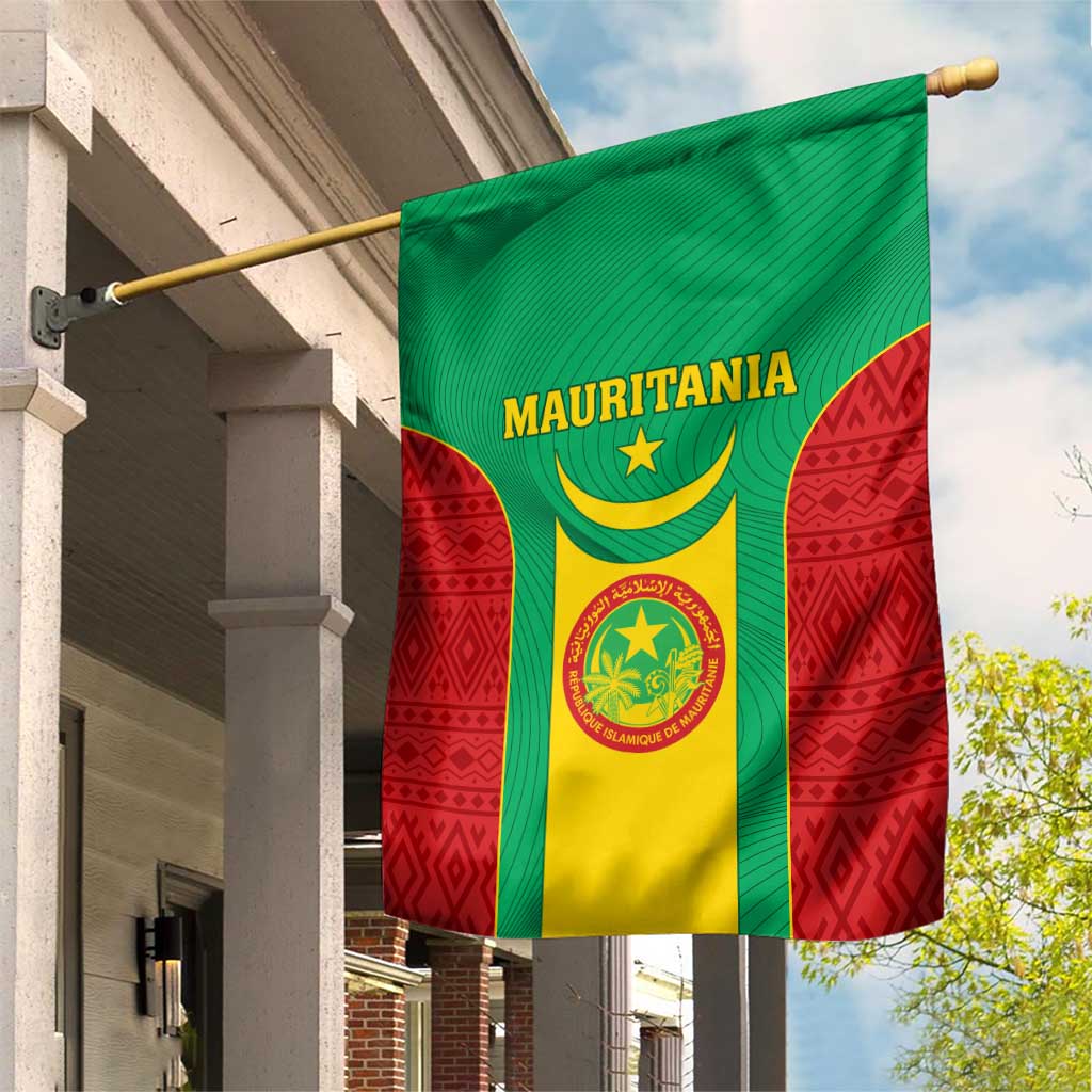 Support the Lions of Chinguetti - Mauritania Football Garden Flag