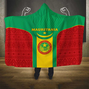 Support the Lions of Chinguetti - Mauritania Football Hooded Blanket