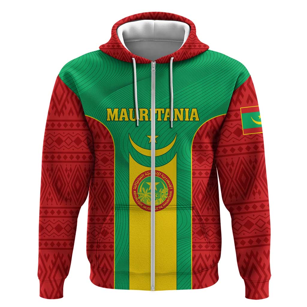 Support the Lions of Chinguetti - Mauritania Football Hoodie