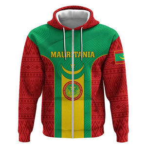 Support the Lions of Chinguetti - Mauritania Football Hoodie