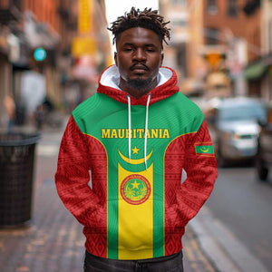 Support the Lions of Chinguetti - Mauritania Football Hoodie