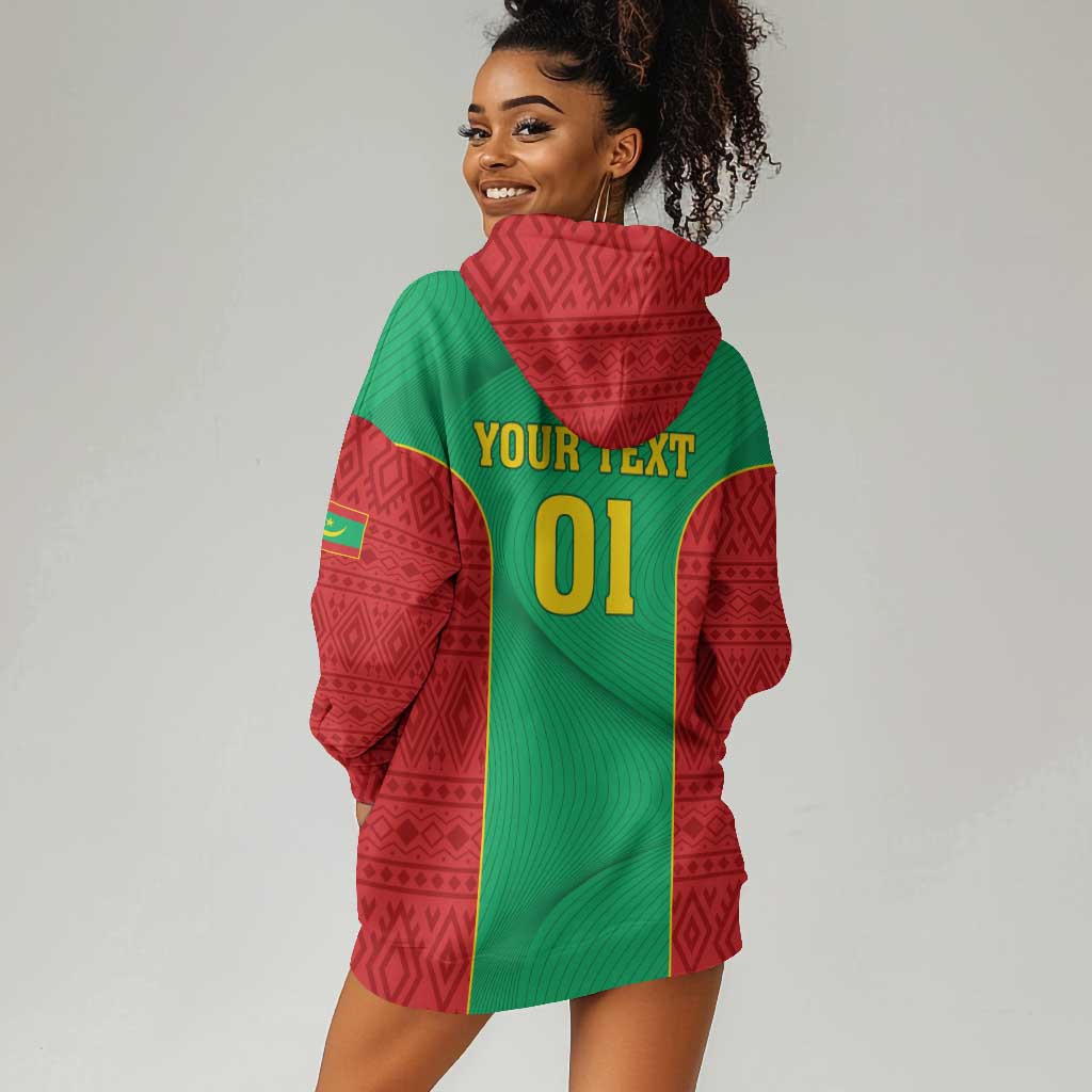 Support the Lions of Chinguetti - Mauritania Football Hoodie Dress