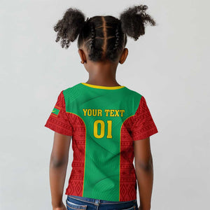 Support the Lions of Chinguetti - Mauritania Football Kid T shirt