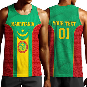 Support the Lions of Chinguetti - Mauritania Football Men Tank Top