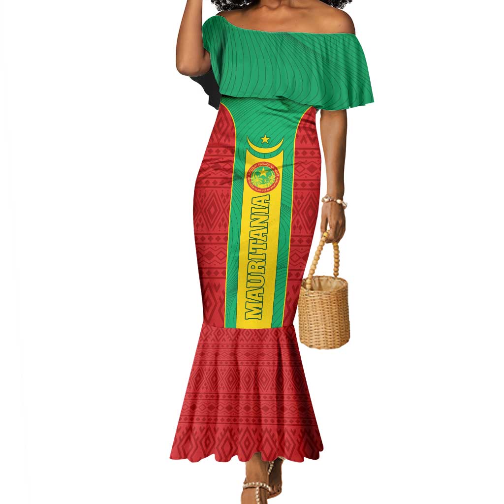 Support the Lions of Chinguetti - Mauritania Football Mermaid Dress