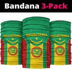 Support the Lions of Chinguetti - Mauritania Football Neck Gaiter LT01