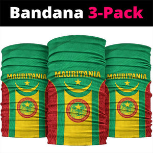Support the Lions of Chinguetti - Mauritania Football Neck Gaiter LT01