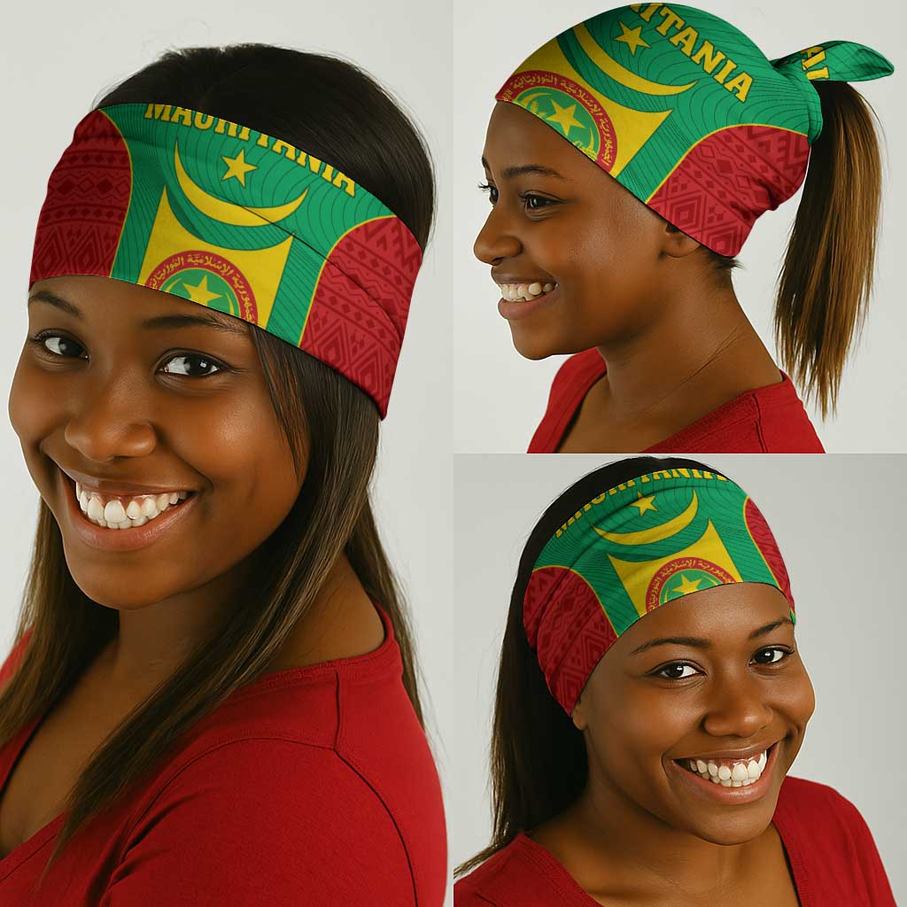 Support the Lions of Chinguetti - Mauritania Football Neck Gaiter LT01