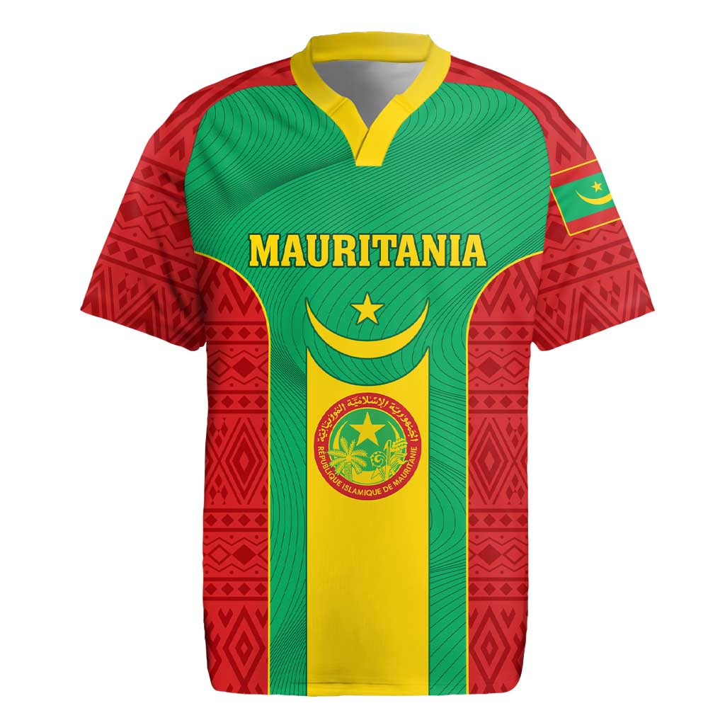 Support the Lions of Chinguetti - Mauritania Football Rugby Jersey