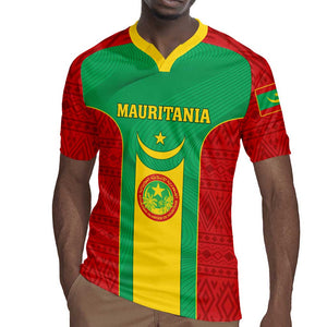 Support the Lions of Chinguetti - Mauritania Football Rugby Jersey