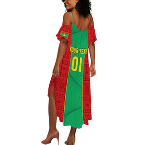 Support the Lions of Chinguetti - Mauritania Football Summer Maxi Dress