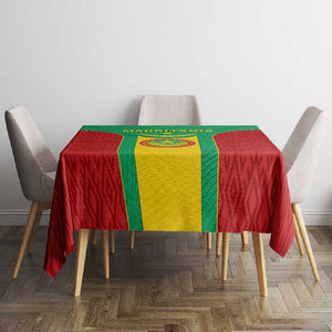 Support the Lions of Chinguetti - Mauritania Football Tablecloth