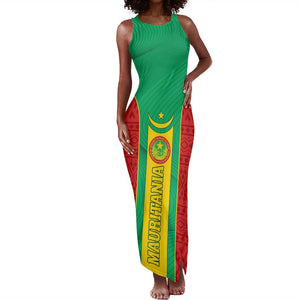 Support the Lions of Chinguetti - Mauritania Football Tank Maxi Dress