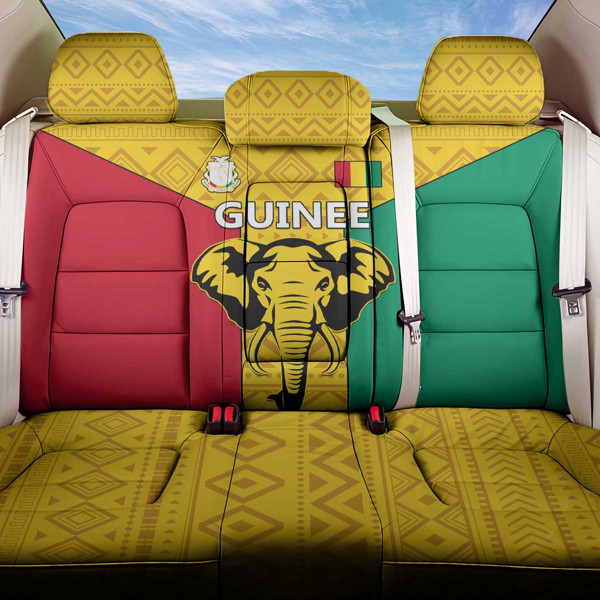 Guinea Football Back Car Seat Cover Come On Syli National