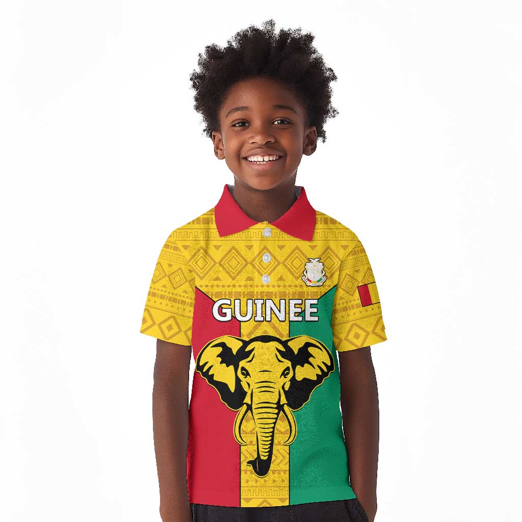 Guinea Football Kid Polo Shirt Come On Syli National