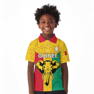 Guinea Football Kid Polo Shirt Come On Syli National