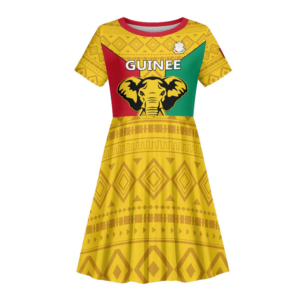 Guinea Football Kid Short Sleeve Dress Come On Syli National