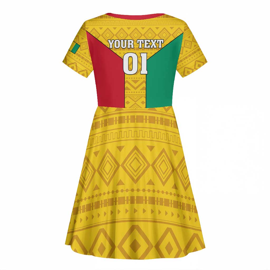 Guinea Football Kid Short Sleeve Dress Come On Syli National