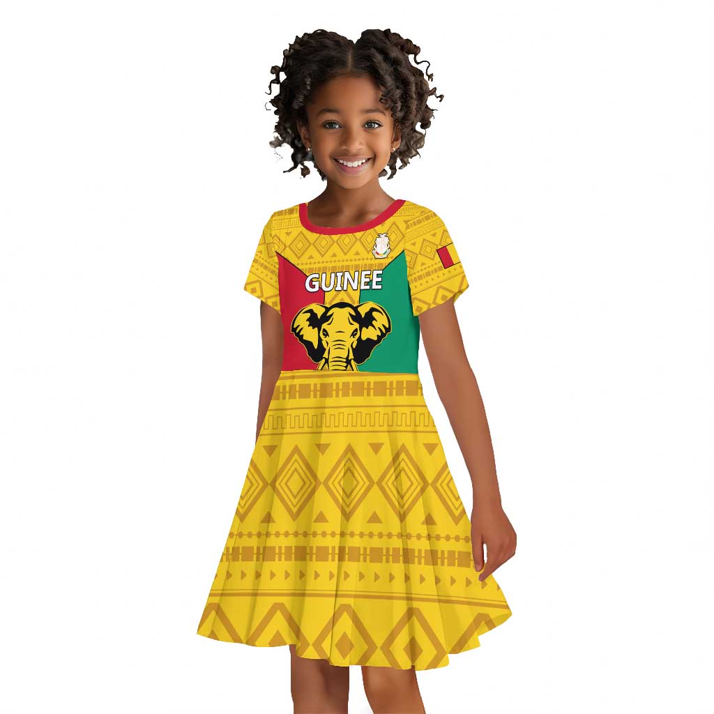 Guinea Football Kid Short Sleeve Dress Come On Syli National