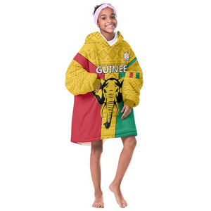 Guinea Football KId Wearable Blanket Hoodie Come On Syli National