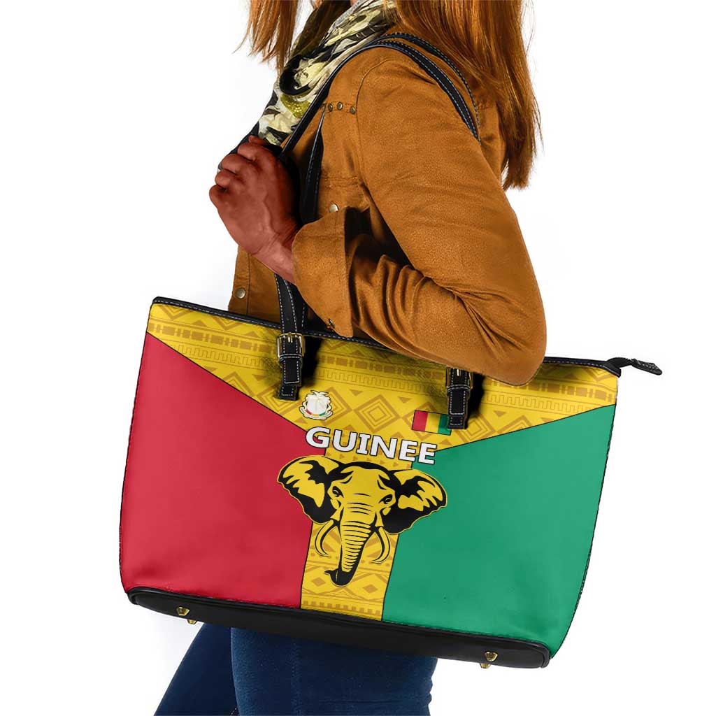 Guinea Football Leather Tote Bag Come On Syli National