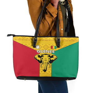 Guinea Football Leather Tote Bag Come On Syli National