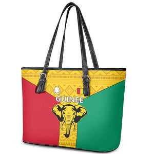 Guinea Football Leather Tote Bag Come On Syli National