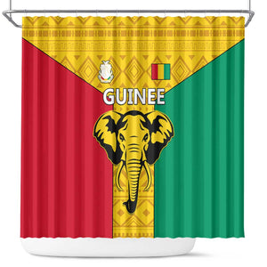 Guinea Football Shower Curtain Come On Syli National