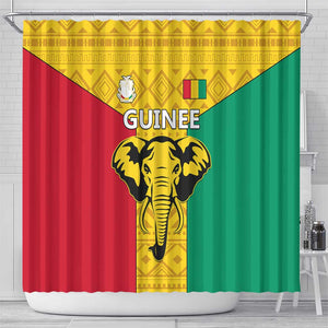 Guinea Football Shower Curtain Come On Syli National