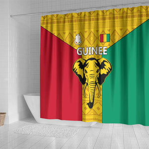 Guinea Football Shower Curtain Come On Syli National