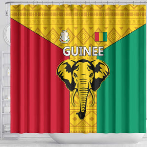 Guinea Football Shower Curtain Come On Syli National