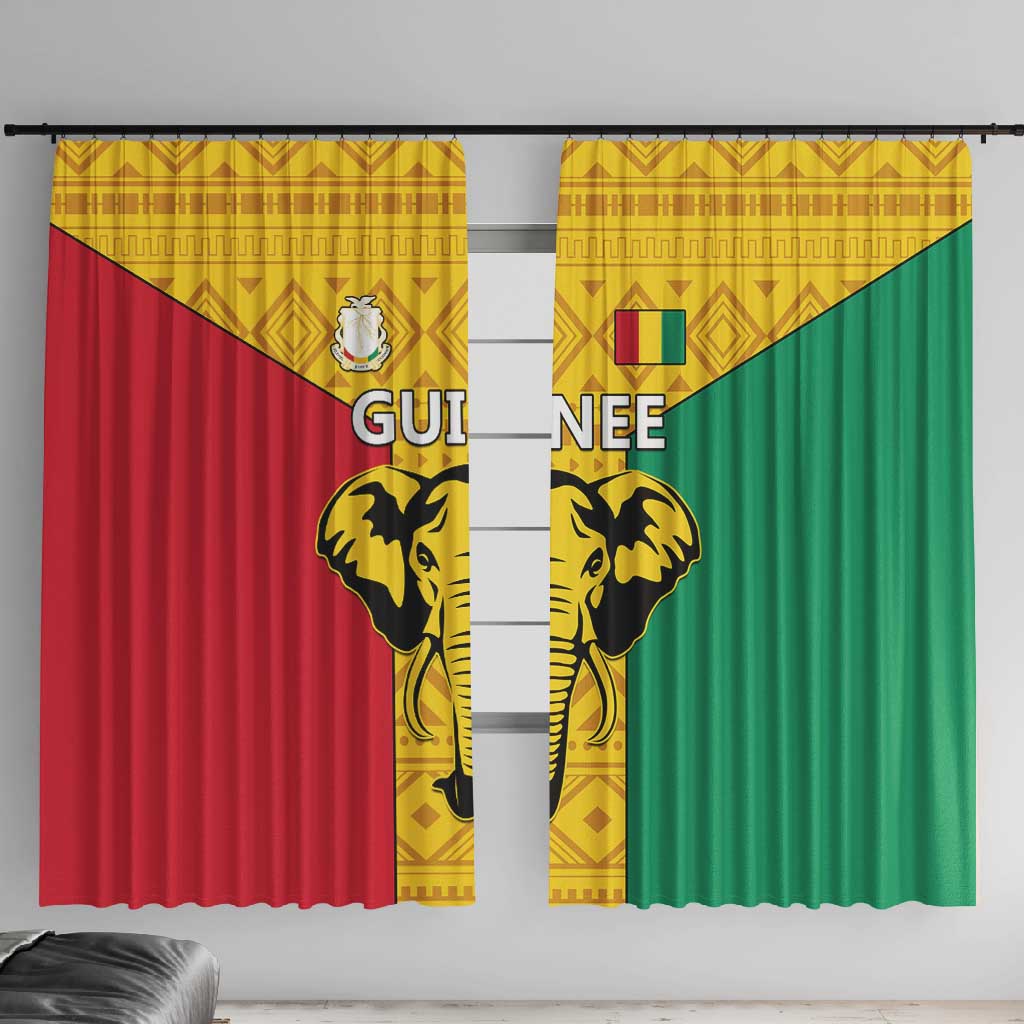 Guinea Football Window Curtain Come On Syli National