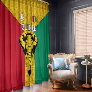 Guinea Football Window Curtain Come On Syli National