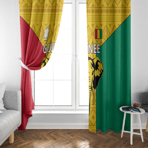 Guinea Football Window Curtain Come On Syli National