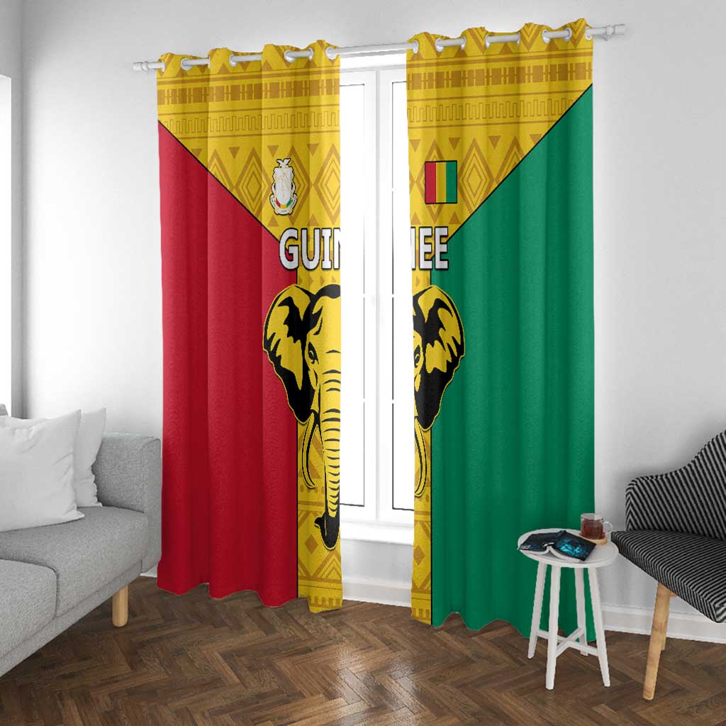 Guinea Football Window Curtain Come On Syli National