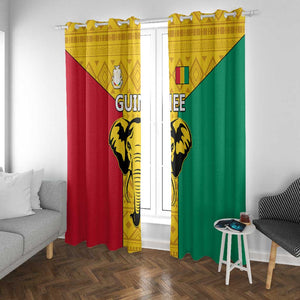 Guinea Football Window Curtain Come On Syli National