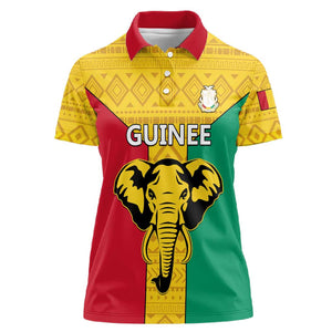 Guinea Football Women Polo Shirt Come On Syli National