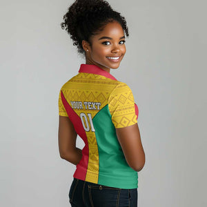 Guinea Football Women Polo Shirt Come On Syli National