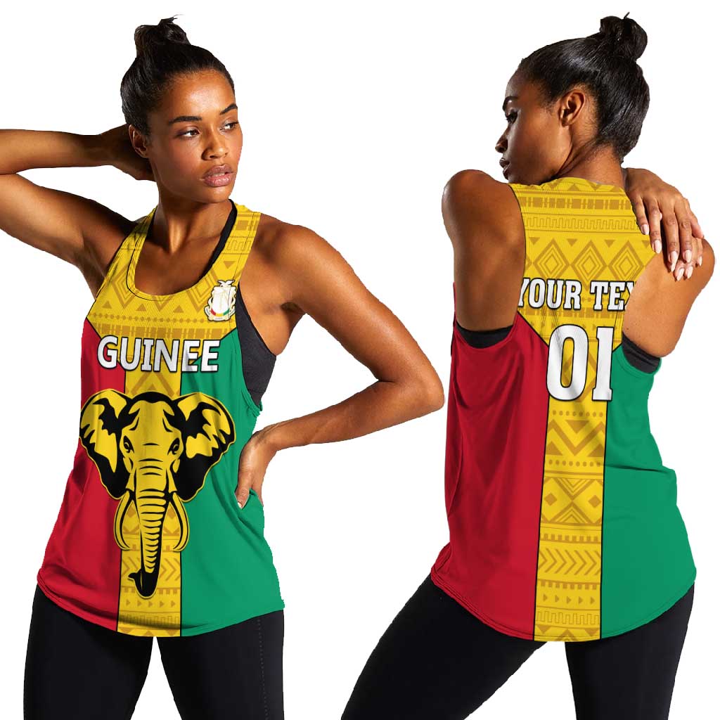 Guinea Football Women Racerback Tank Come On Syli National