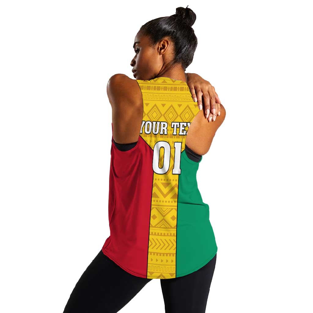 Guinea Football Women Racerback Tank Come On Syli National