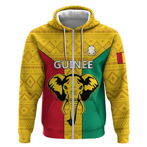 Guinea Football Zip Hoodie Come On Syli National