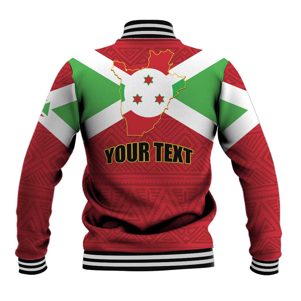 Personalized Burundi Baseball Jacket Coat Of Arms African Pattern LT01