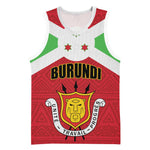 Personalized Burundi Basketball Jersey Coat Of Arms African Pattern LT01
