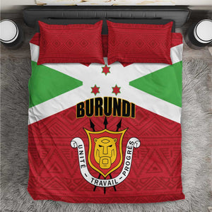 Burundi Bedding Set Coat Of Arms African Pattern