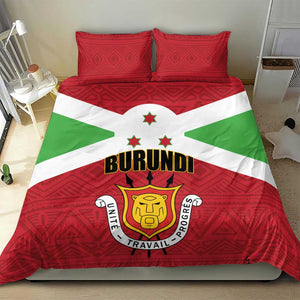 Burundi Bedding Set Coat Of Arms African Pattern