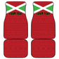 Burundi Car Mats Coat Of Arms African Pattern