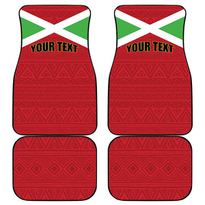 Burundi Car Mats Coat Of Arms African Pattern