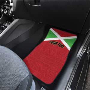 Burundi Car Mats Coat Of Arms African Pattern